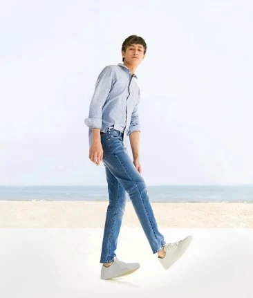  xiaomi 90 points comfortable jeans men's models Jeans men's straight men's trousers winter men's lo