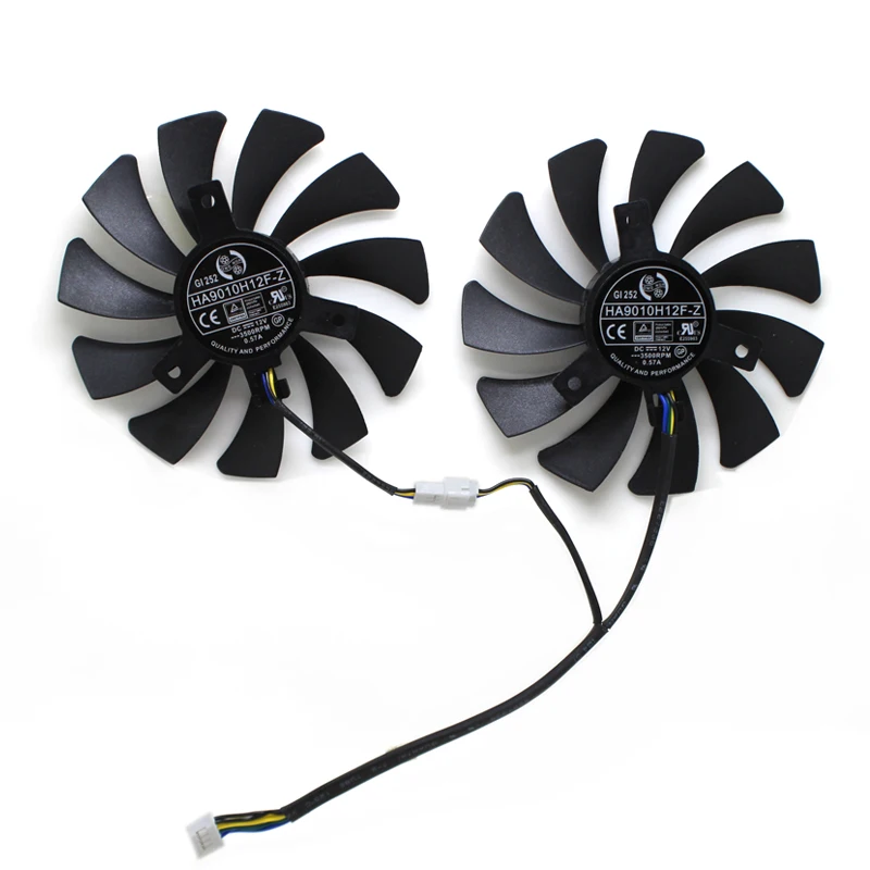 Новый оригинальный вентилятор Охлаждения видеокарты для MSI GeForce GTX 1050 Hurricane 1060 6G