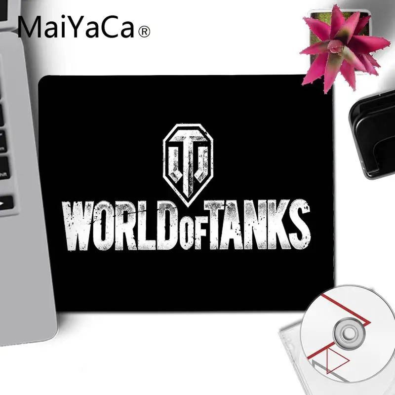 Игровой коврик для мыши MaiYaCa World of Tanks с логотипом маленький Настольный клавиатуры
