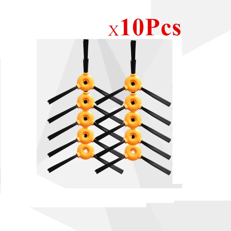 Боковая щетка HEPA фильтр губка Швабра рулон ткани основная щетка для CONGA EXCELLENCE iboto aqua v710 части робота-пылесоса - Цвет: 10pcs