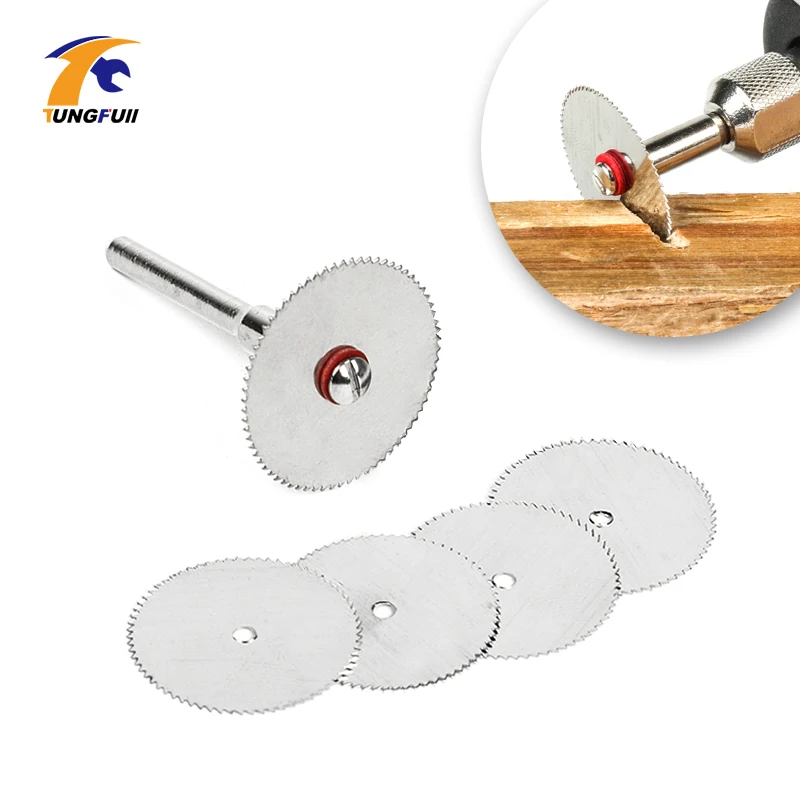 

5x 22mm wood cutting disc dremel rotary tool circular saw blade dremel cutting tools for woodworking tool Dremel accessories