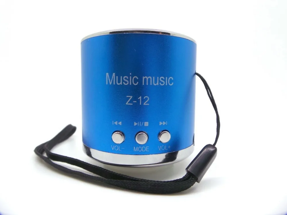 Bolida портативный динамик FM Z12 мини сабвуфер музыка колонки Поддержка USB Micro SD карта