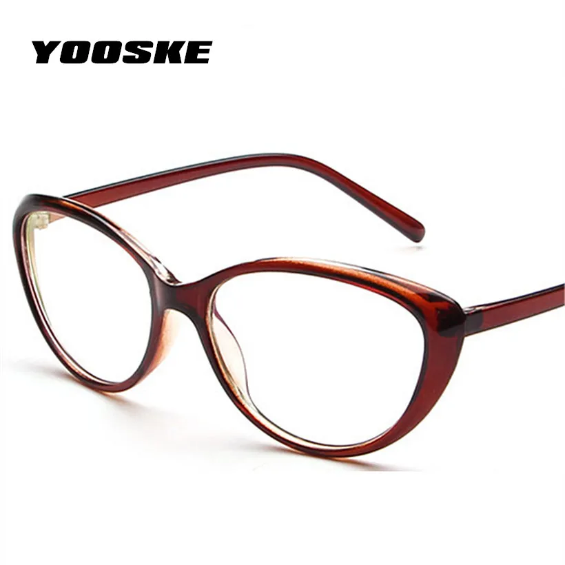 YOOSKE винтажные Модные мужские женские очки с кошачьим глазом Рамка Анти-усталость очки женские мужские очки оправа зеркало