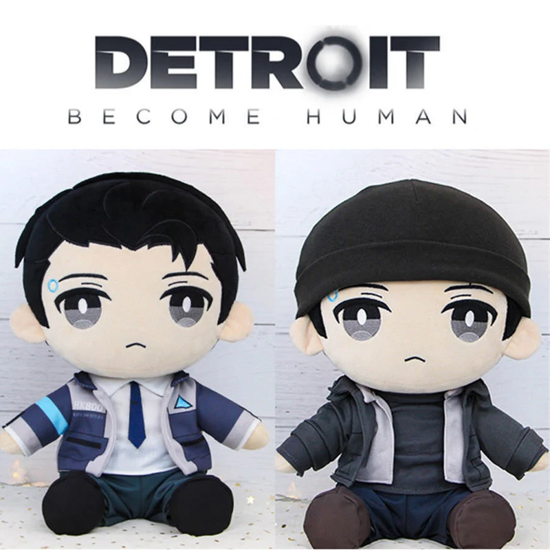

Detroit: Become Human DBH Connor RK800 Plush Toys Stuffed Pillow Doll Dress Up Clothes Hat Cute Gift