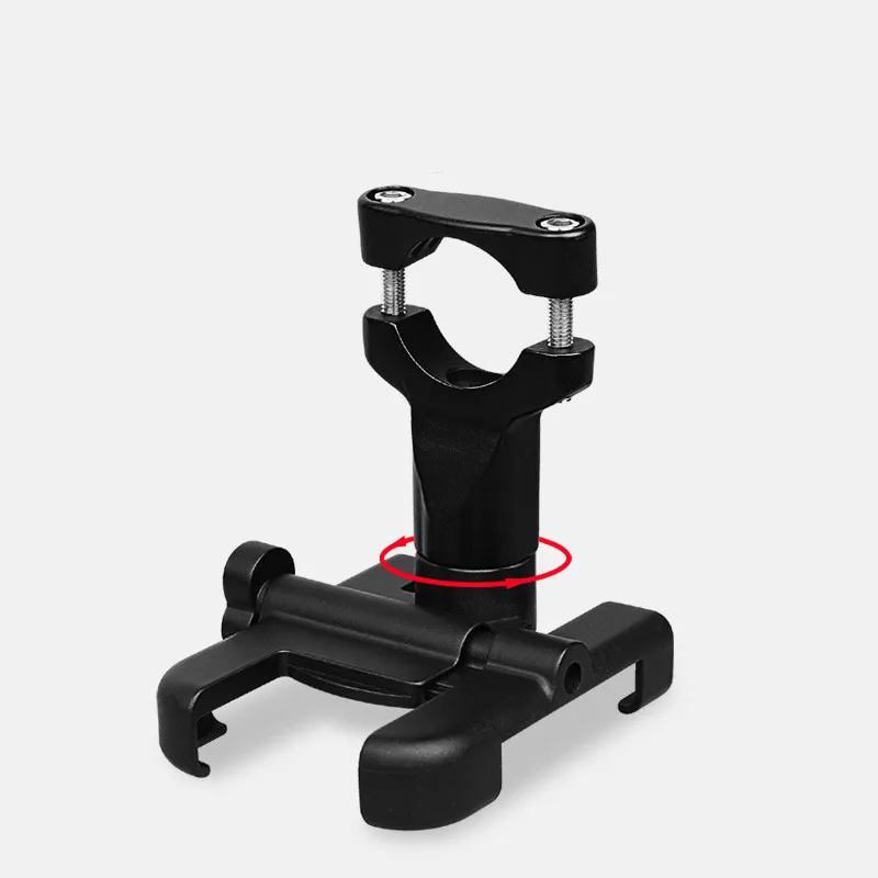  Motorcycle Phone Holder Adjustable Anti Shake Metal Bike Phone Mount for IPhone X/8/7/6 Plus Samsun