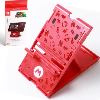 

For Nintendos Switch Game Stand Holder Folding Adjustable Portable Foldable Hold Holder Main Chassis Bracket Compact PlayStand