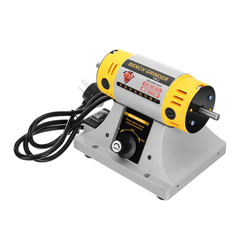 

350W 220V Multi-purpose Mini Bench Grinder Polishing Machine Kit For Jewelry Dental Jewelry Motor Lathe Bench Grinder Kit Set