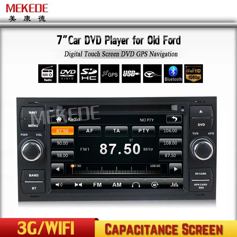 7 Inch 2 Din font b Car b font DVD Player For Ford Focus Galaxy Fiesta
