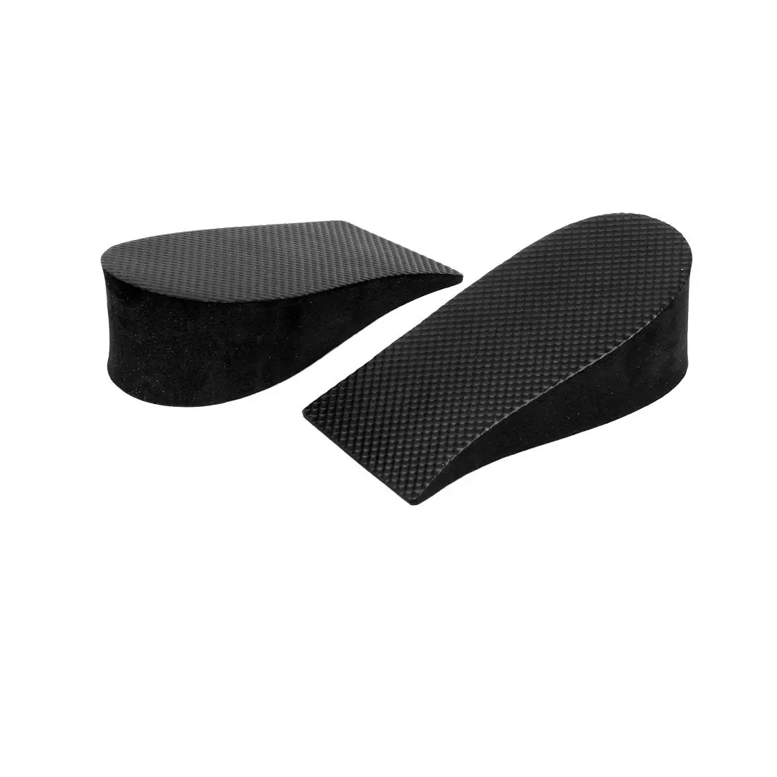 Fashion Boutique 2 Pcs 1.5 Height Increase Heel Lifts Foam Pads Insoles Black