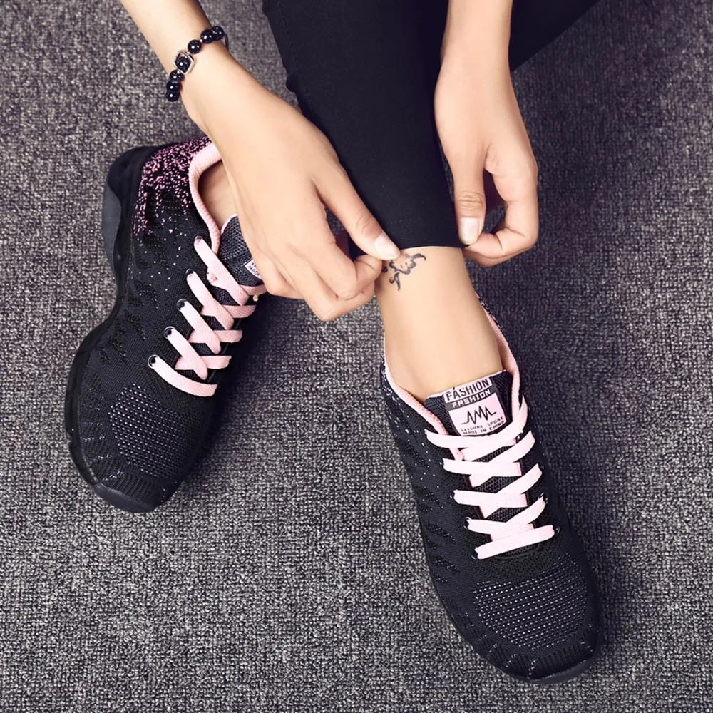 

ECTIC Fashion Women Vulcanized Shoes Sneakers Ladies Lace-up Casual Shoes Breathable Walking Canvas Shoes Graffiti AC-78
