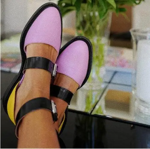 

Summer New Style Hollow Out Sandals Soft Leather Women Shoes Pointed Toe High Heel Sweet Woman Pumps Plus Size 34-43 Retro Shoes
