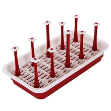 Складная подставка для сушки детских бутылок, подвесной держатель чашки для кормления, полка-сушилка для посуды для детских бутылочек