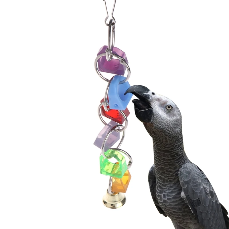 Buy Parrot Bell Toys Birds Hanging Cage Bite