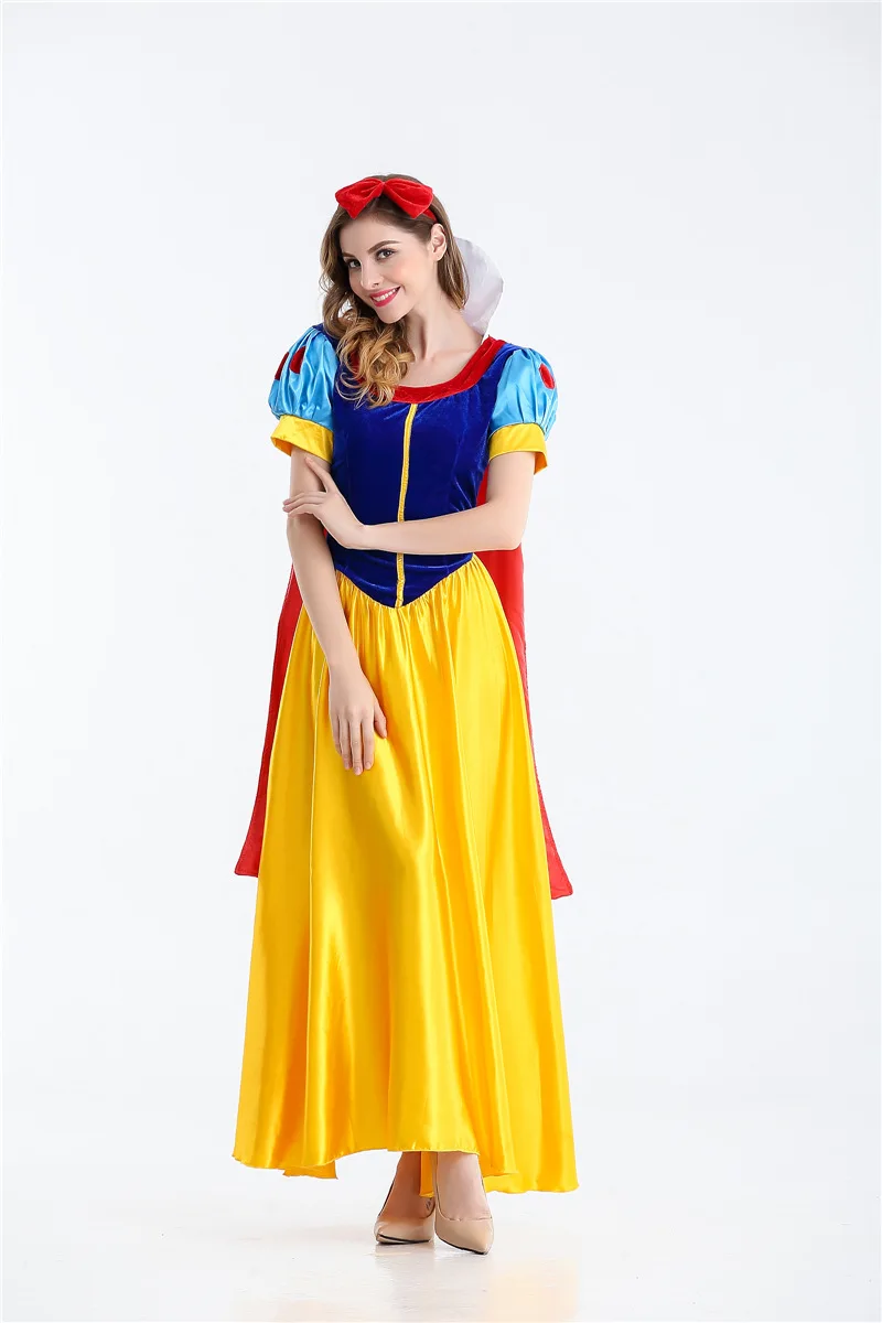 Роскошное сказочное платье принцессы Белоснежки на Хэллоуин - Цвет: only dress