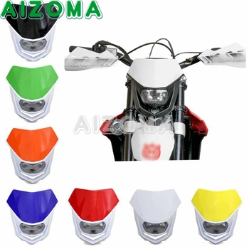 

13 Colors Motorcycle Dirt Bike Enduro Motocross Supermoto 12V Headlight Mask For KTM Honda Suzuki Yamaha Kawasaki BMW Universal