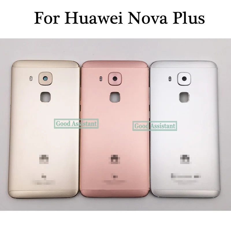 Серебро/золото, золотисто-розовый 5,5 дюймов для huawei Nova Plus/для huawei G9 плюс задняя Батарея крышка дверца батарейного Корпус задняя Стекло запчасти