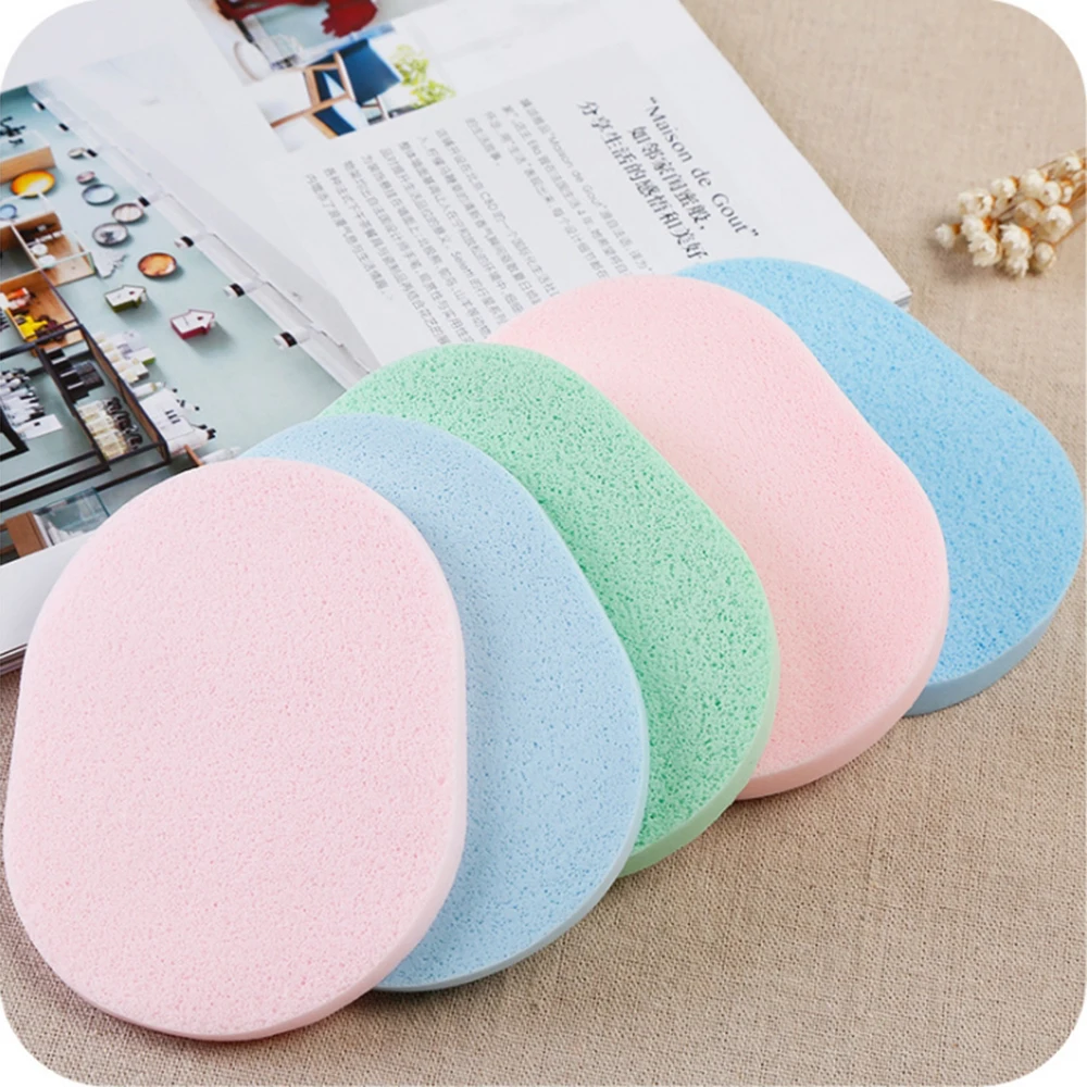 

Natural Charcoal Seaweed Washing Face Soft Exfoliation Facial Washing Face Deep Cleaning Cosmetic Cleansing Sponge Puff