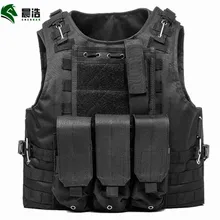 Военные страйкбол тактические жилеты для мужчин открытый охотничий жилет SWAT мягкая пневматическая пушка боевой штурм многофунциональный жилет CS камуфляж