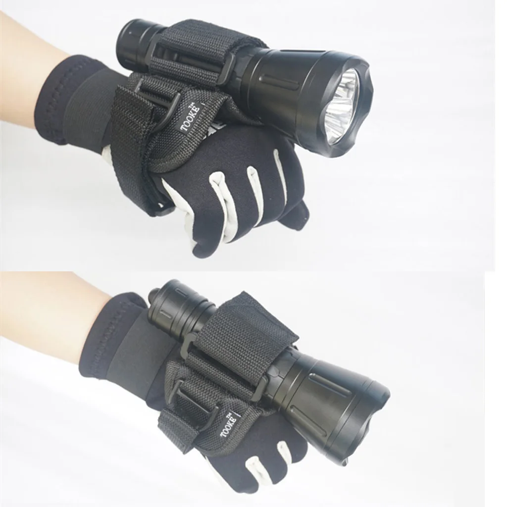 Hand Free Holder Glove for Scuba Diving Dive Underwater Torch LED Flashlight Outdoor Water Sports Accessories Hand Free Holder Glove for Scuba Diving Dive Underwater Torch LED Flashlight Outdoor Water Sports Accessories