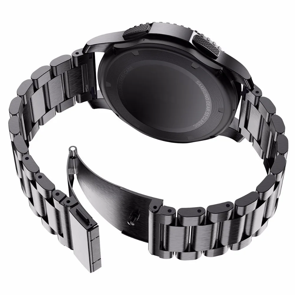 18mm 22mm 20mm 24mm Band Strap For Samsung Galaxy Watch 3 42 46mm gear S3 Active2 Steel for Huawei GT 2 Xiaomi Amazfit BIP GTR 2