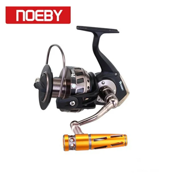 Cheap NOEBY Spinning Reels 9+1BB 4.1:1 Moulinet Peche en Mer Carretilhas Fishing Coil Reel De Pesca 7000 9000Series