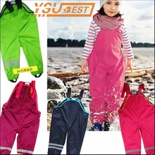 Водонепроницаемые комбинезоны для мальчиков и девочек; брендовые уличные штаны; Детские ветрозащитные непромокаемые штаны высокого качества; детские зимние ветрозащитные брюки