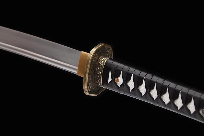 Handmade 9260 Spring steel Katana Funcational real Japanese Sword 98Soldier's sword Full tang blade very sharp