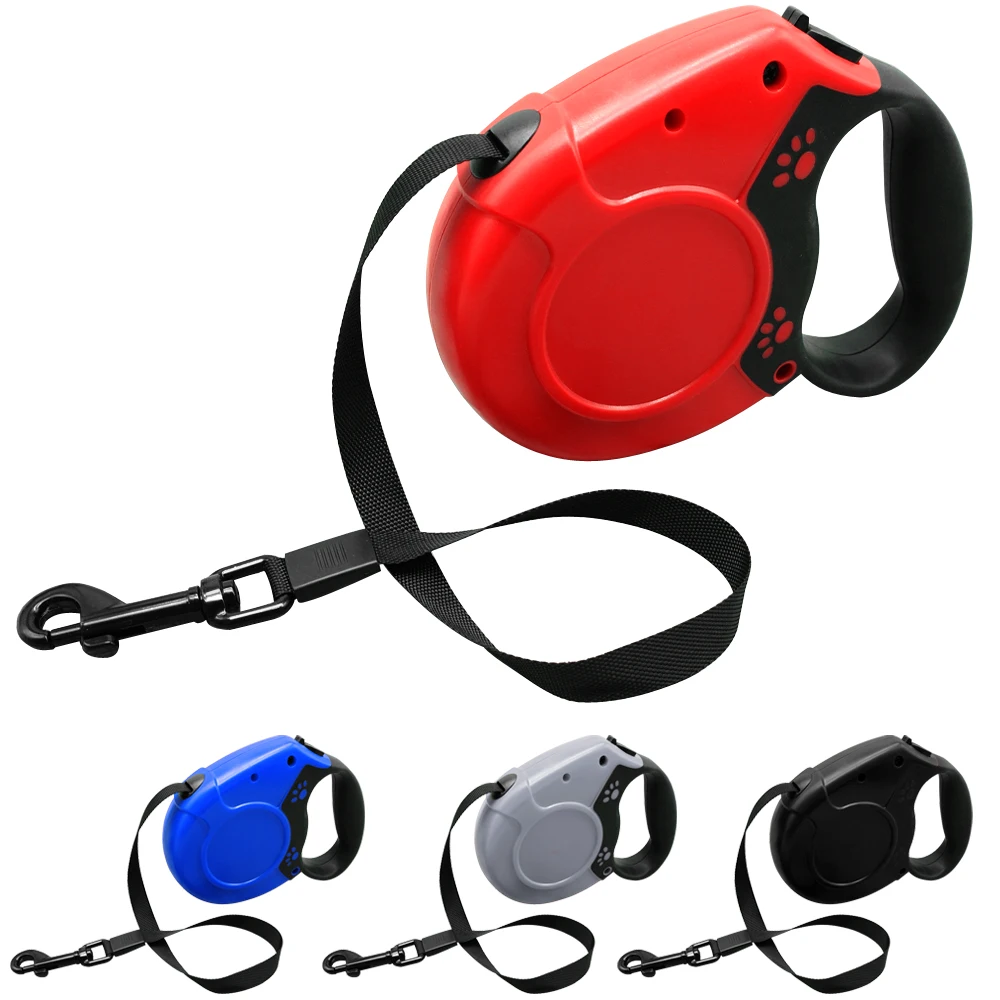 

5M 16ft Retractable Dog Leash Automatic Pet Walking Leads Dogs Extending Leahes For Small Medium and Large Dogs