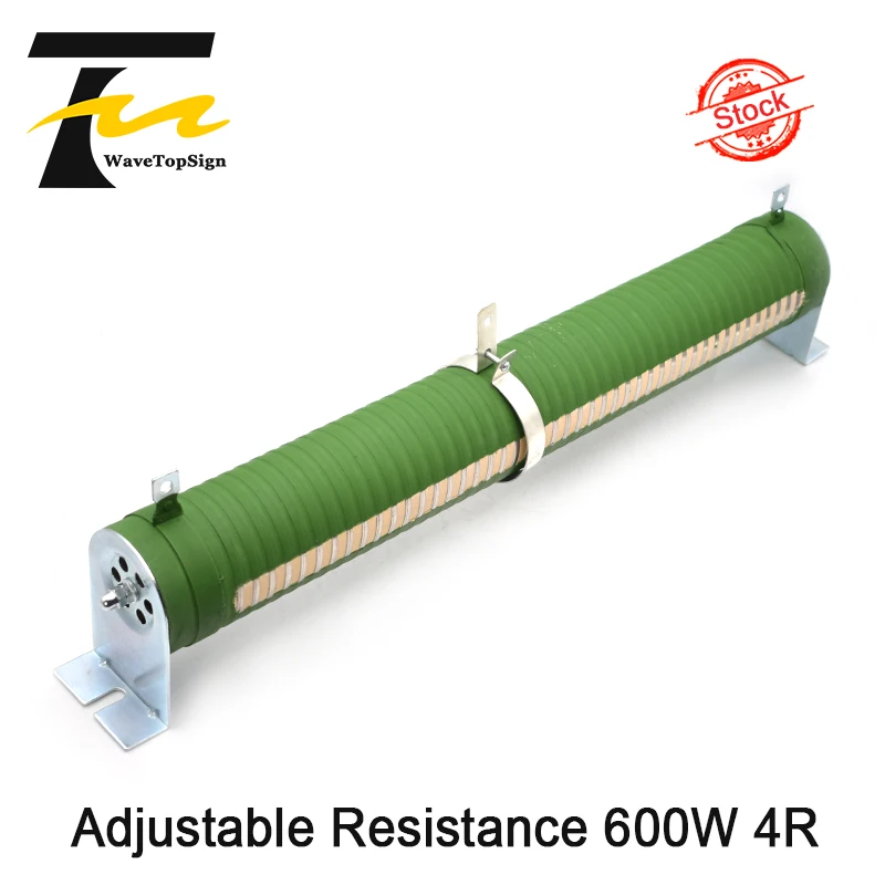 WaveTopSign высокомощный трубчатый тип проволочные резисторы 600 Вт 4R диапазон сопротивления Регулируемый