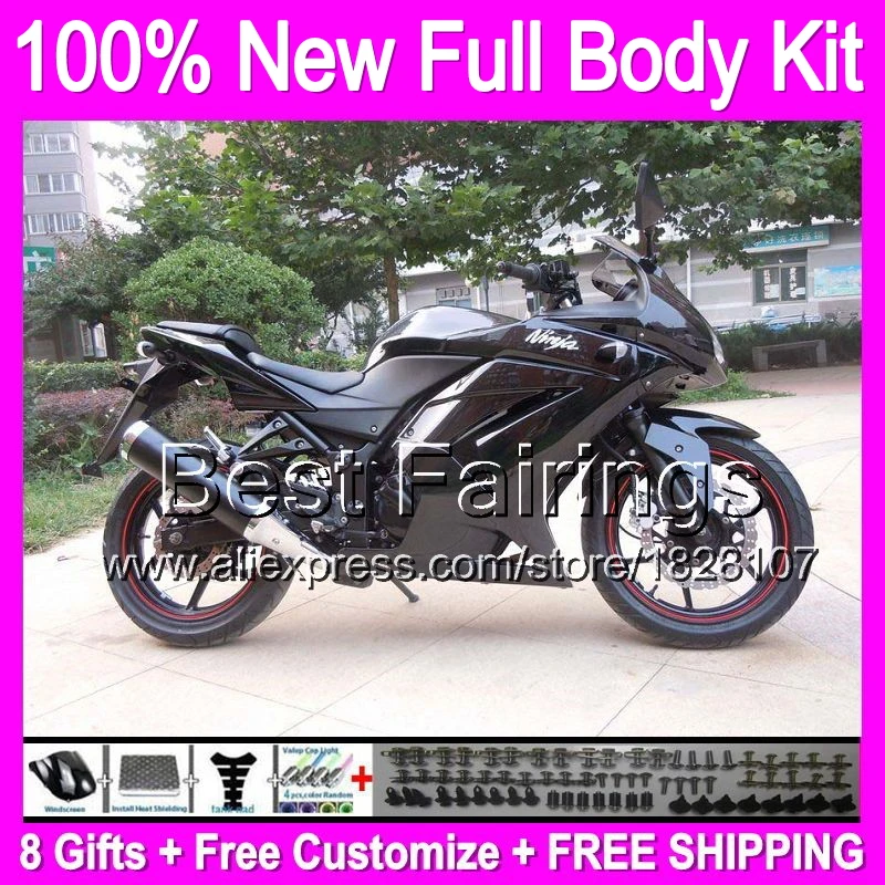 +decal+ ZX250R For Kawasaki Ninja all black EX250 250R B466 2008 2009 2010 2011 2012 gloss blk EX 250 08 09 10 11 12 Fairing +decal+ ZX250R For Kawasaki Ninja all black EX250 250R B466 2008 2009 2010 2011 2012 gloss blk EX 250 08 09 10 11 12 Fairing