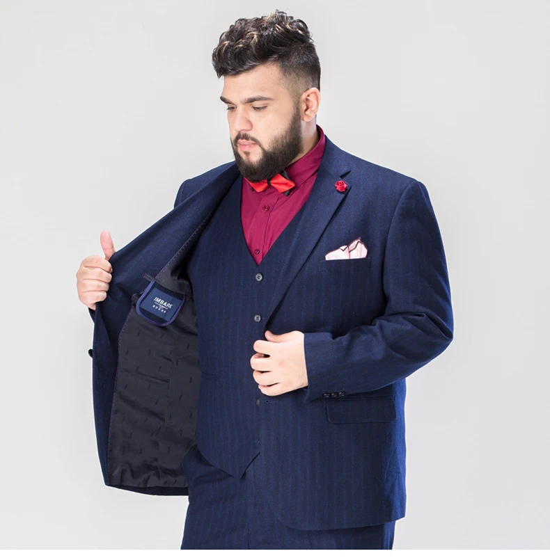 2019 весенне-осенний Новый список мужских блейзеров тройной костюм деловой Повседневный модный прямой костюм мужской синий