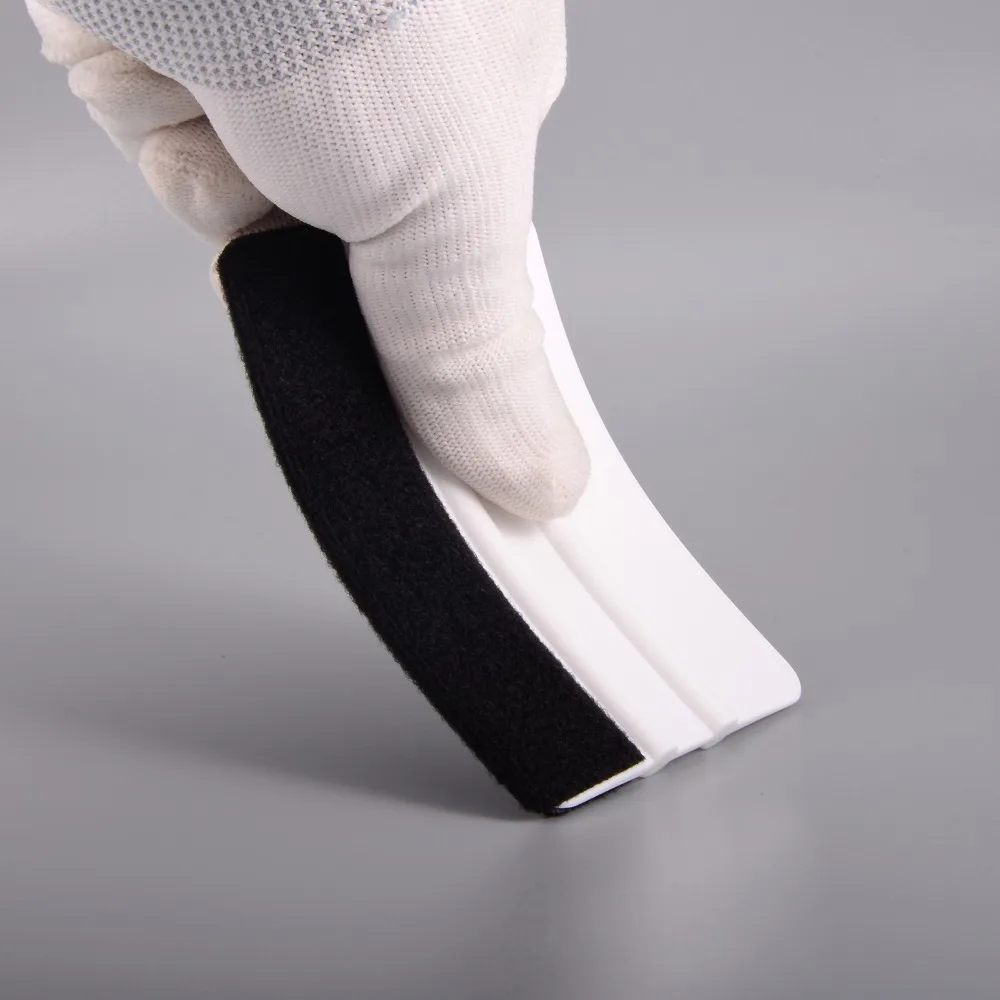 FOSHIO White Vinyl Fabric Felt Squeegee Scraper Car Foil Film Wrap Window Tint Tool Home Cleaning Car Sticker Cover Accessories