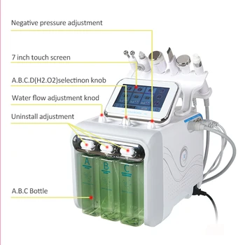

oxygen hydrogen hydro facial microdermabrasion machine