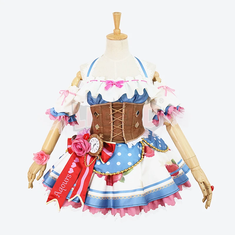 Люблю жить! Карнавальный костюм lovelive akours платье на День святого Валентина Chika Riko