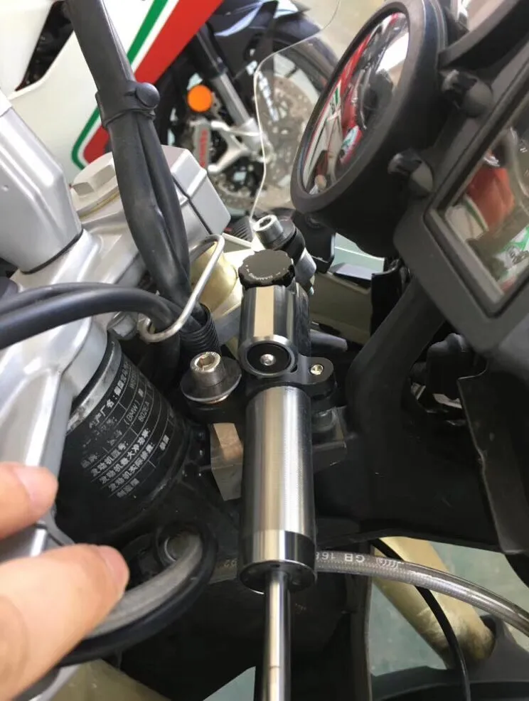 Для F800GS/ADV направлении заслонки Титан стержень руль глава стабильный изменение ручка