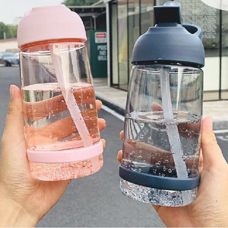 

2019 Newest Outdoor Portable Sport Water Drinking Bottle Travel Camping Cycling Cup Conveniently Handle Design 550/850/1000ML
