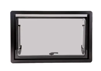 

RV Caravan Motorhome Top Hung Side Window Right Angle Ventilation Hatch With Screen and Blind MG16RW
