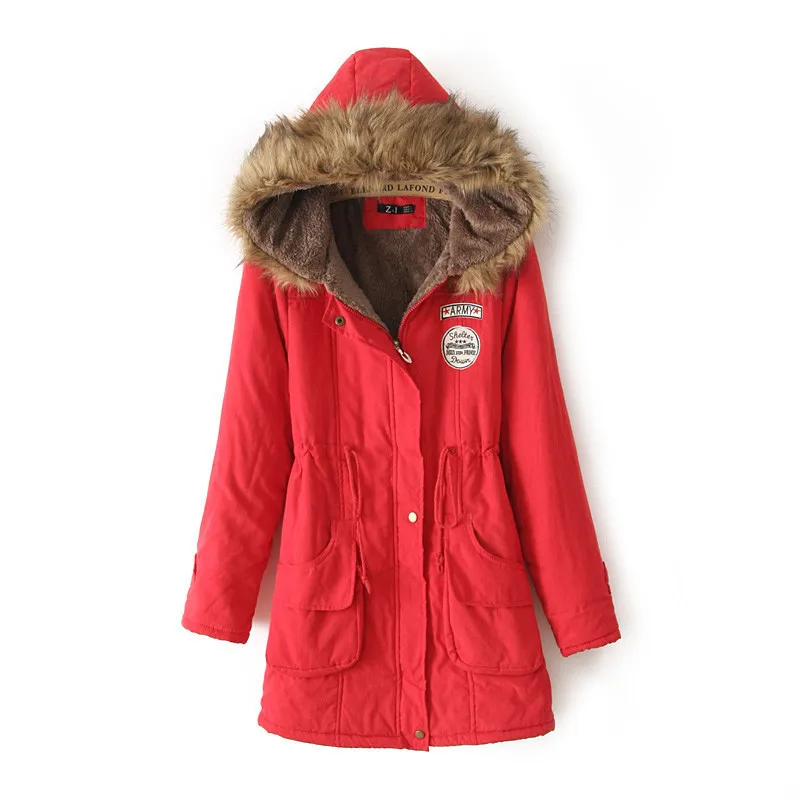Plus Size S XXXL New Women s Slim Hooded Thick Winter Snow Cotton Warm Jacket Coat