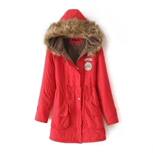 Plus Size S-XXXL New Women’s Slim Hooded Thick Winter Snow Cotton Warm Jacket Coat Outwear Parkas,7 Colors,CS1692,Free Ship