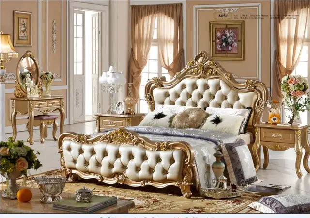 luxury french style bedroom furniture sets 0409 a05-in bedroom sets