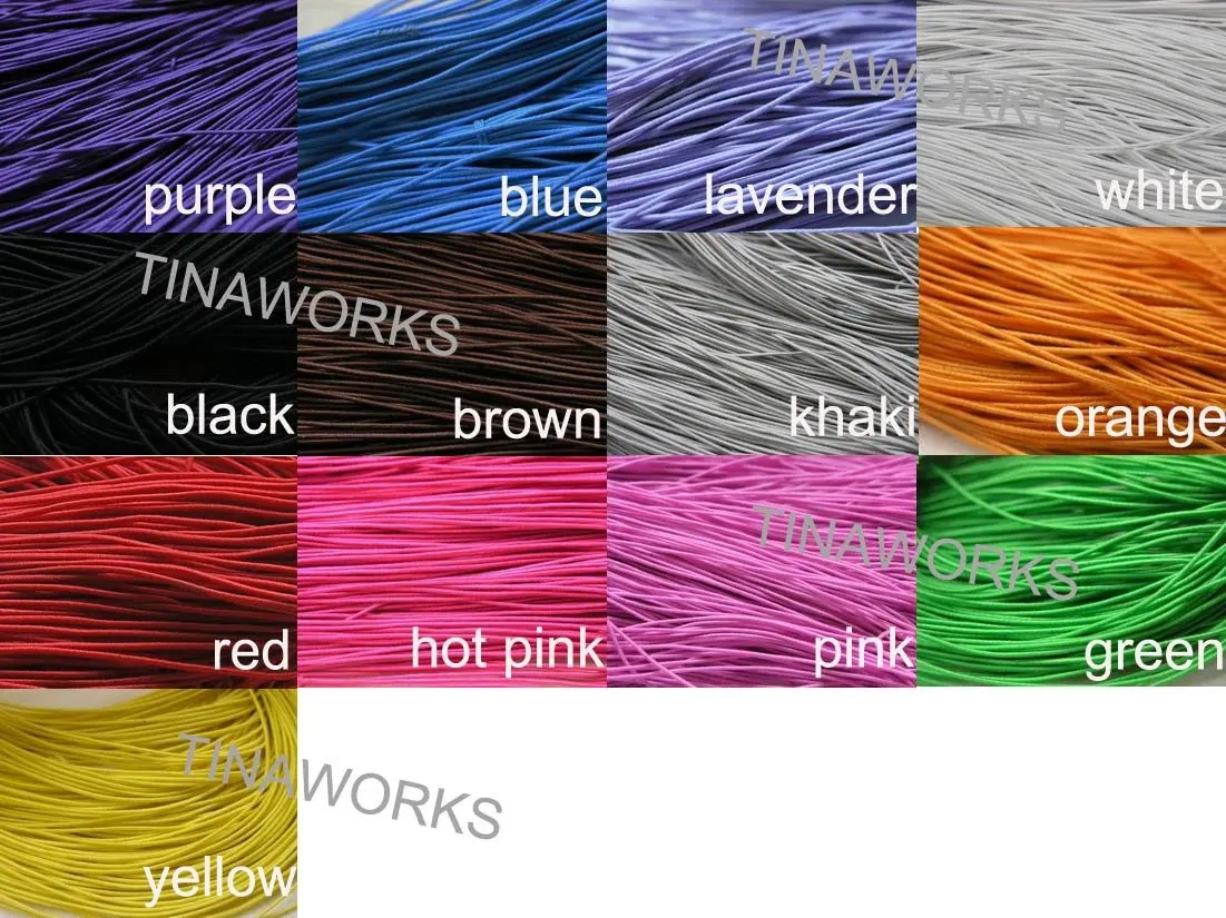 

FREE SHIPPING 260 meters Mixed Colors Stretch Elastic Beading Cord 1MM