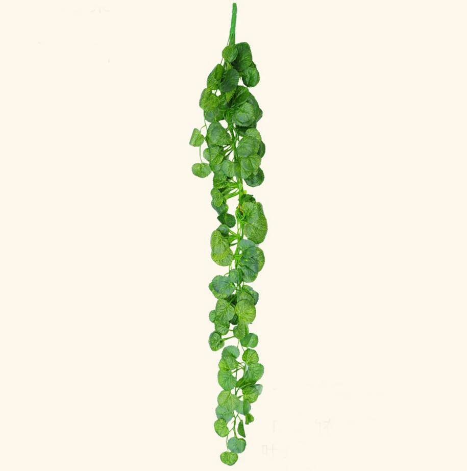 5pcs 95cm Hanging Artificial Plant Begonia Ivy Leaf Leaves Wall Wedding