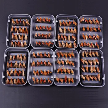 

40pcs Lures Fly Fishing Hooks Butterfly Insects Style Salmon Flies Trout Single Dry Fly Fishing Lure Fishing Tackle
