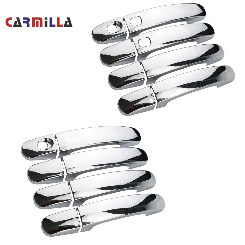 

Carmilla 8Pcs ABS Chrome Car Door Handle Protection Cover Doors Trim for Ford Focus 2 3 4 MK2 MK3 MK4 Kuga Escape Accessories