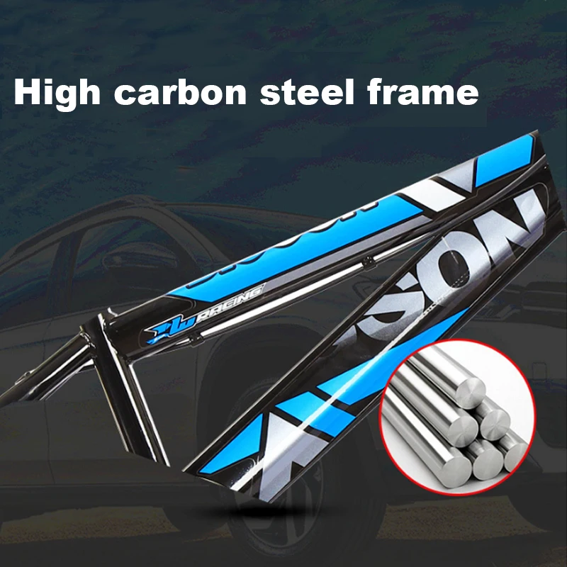 Flash Deal 18/20 inch mountain bike Children bicycle front and rear disc brakes single speed children