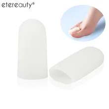 Пара гелевых колпачков для пальцев ног корректоры протекторы для мозолей защита от мозолей для ног-Размер S