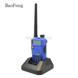 Baofeng UV-5R синий Двухканальные рации 136-174 мГц и 400-520 мГц двухстороннее Радио с бесплатной доставкой Детали для оборудования связи