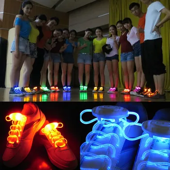 

New fashion cool glowing LED lazy shoelaces
