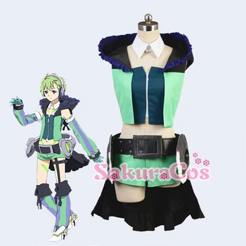 

MACROSS DELTA Reina Prowler Cosplay Costume Halloween Clothing Custom Made Full Set Free Shipping B