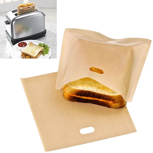 Reusable Toast Toaster Bag Oven Grill Pizza Sandwich Bag Pockets Microwave Toolin Bakeware Sets